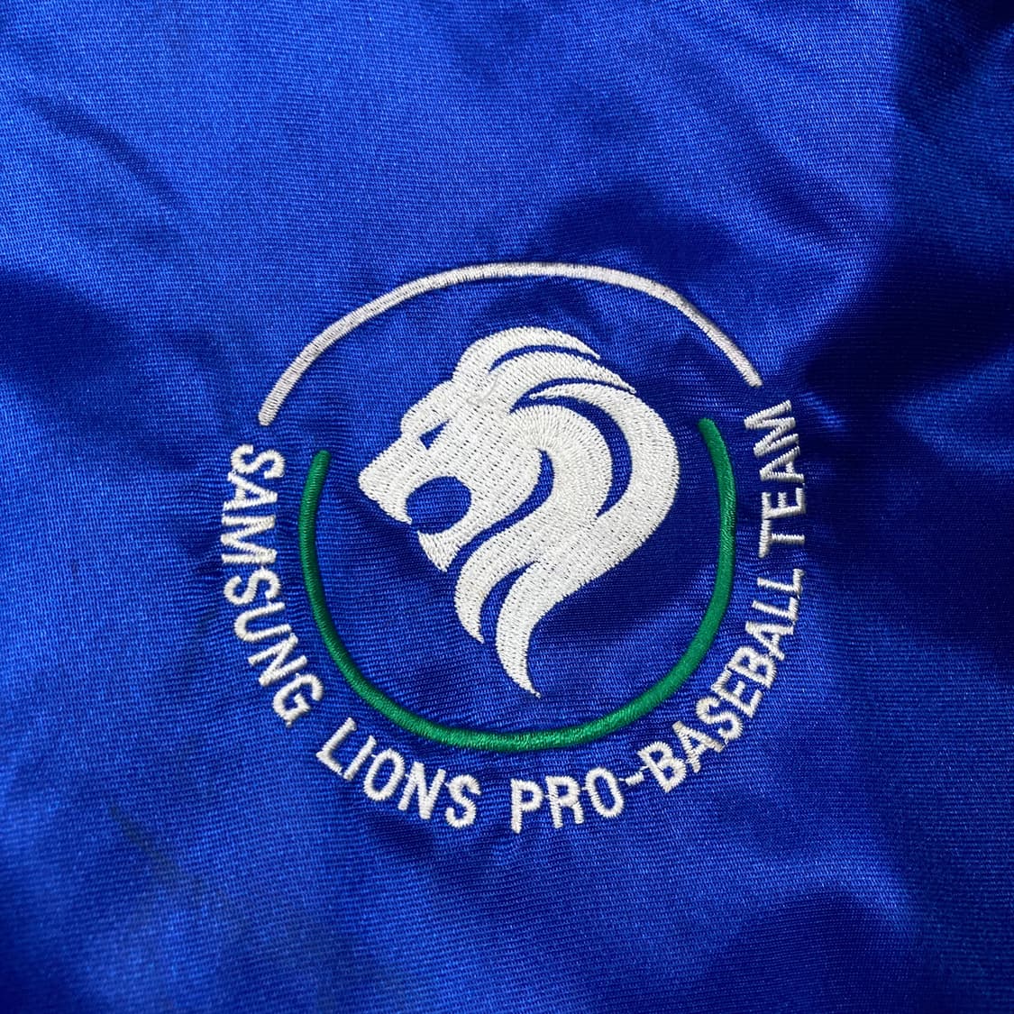 삼성 라이온즈 올드스쿨 빅로고 바시티 자켓 상품이미지3