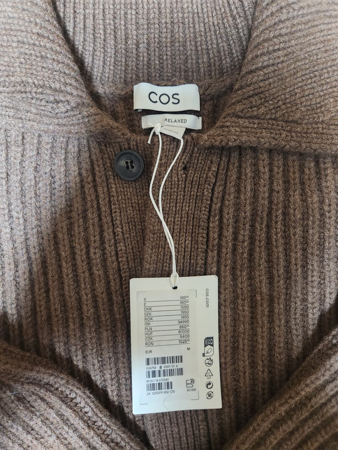 코스 리브드 알파카 블렌드 가디건 [M] 상품이미지2