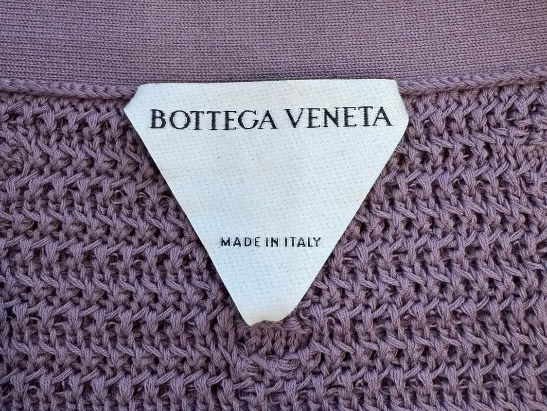 보테가 베네타 퍼플 코튼 크로셰 프린지 헴 니트 스커트 상품이미지4