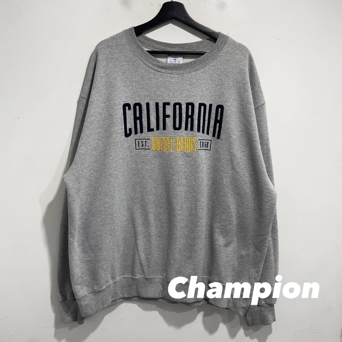 챔피온 자수레터링 맨투맨 상품이미지1