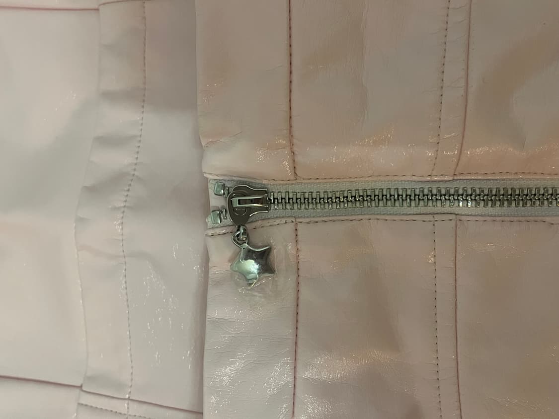 샌디리앙 핑크 레더 셋업 완전 새상품 상품이미지6