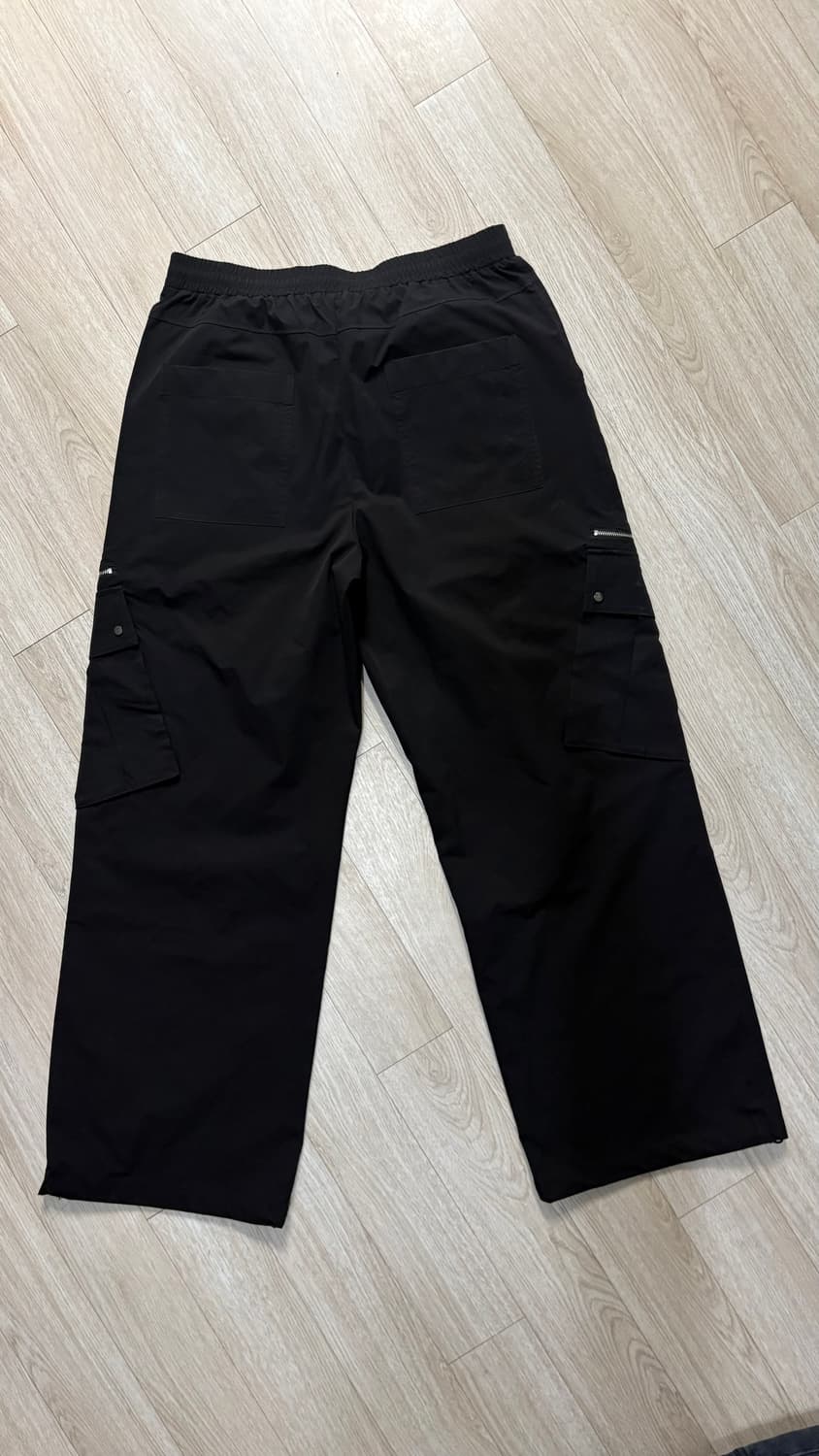 알리스 폴리시드 멀티 와이드 카고 팬츠 [블랙] 상품이미지6