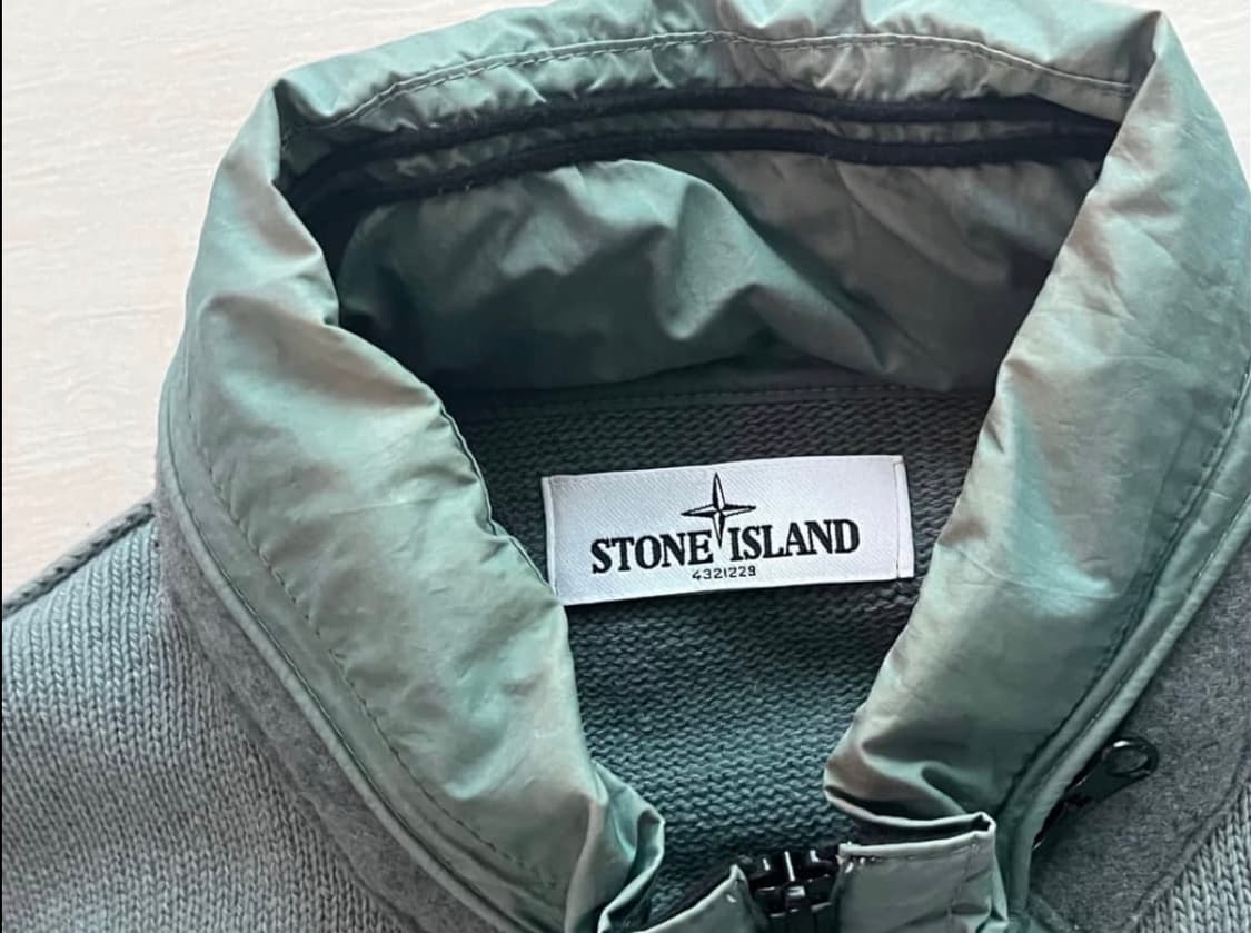 스톤아일랜드 나일론 니트 집업 상품이미지3