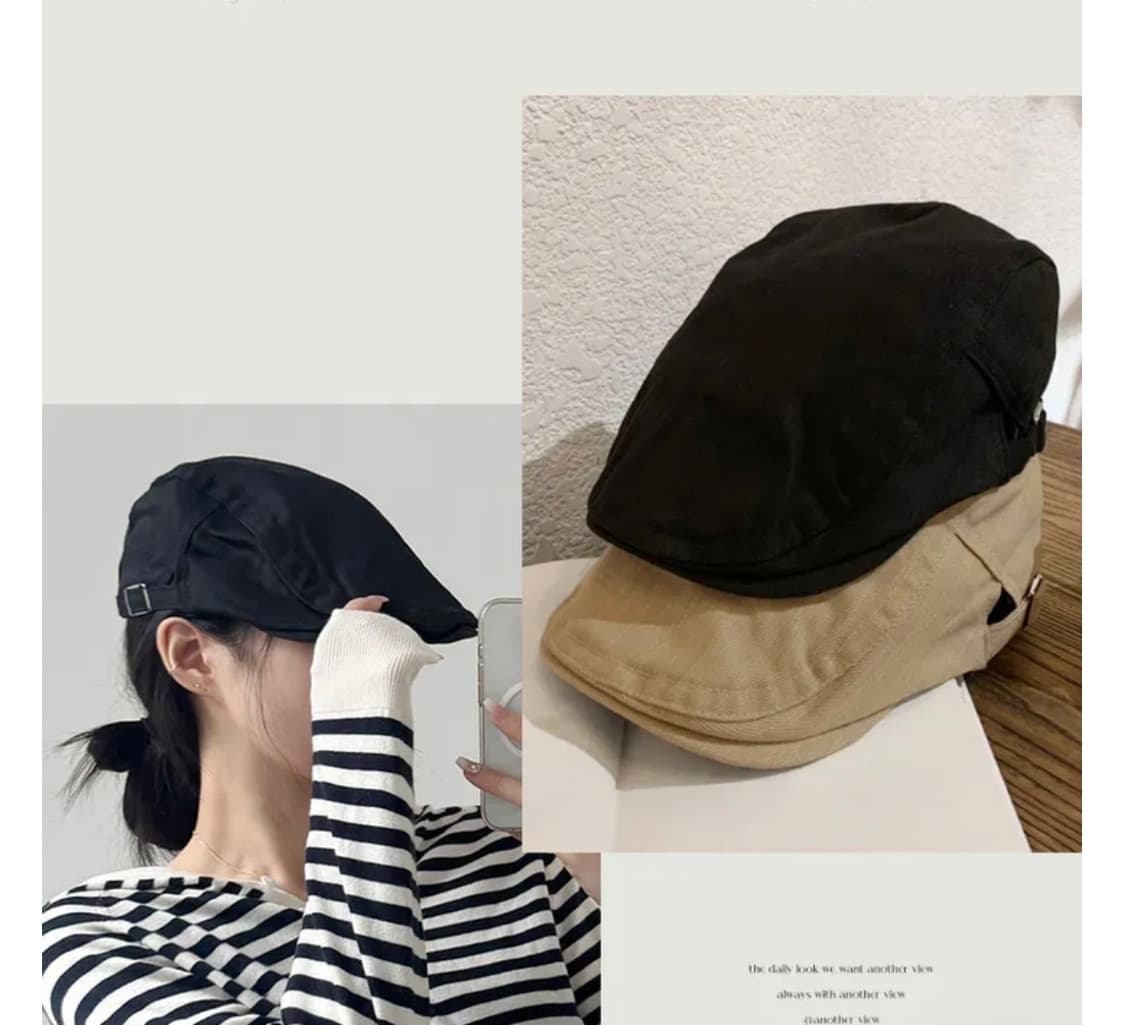 블랙 헌팅캡 상품이미지1