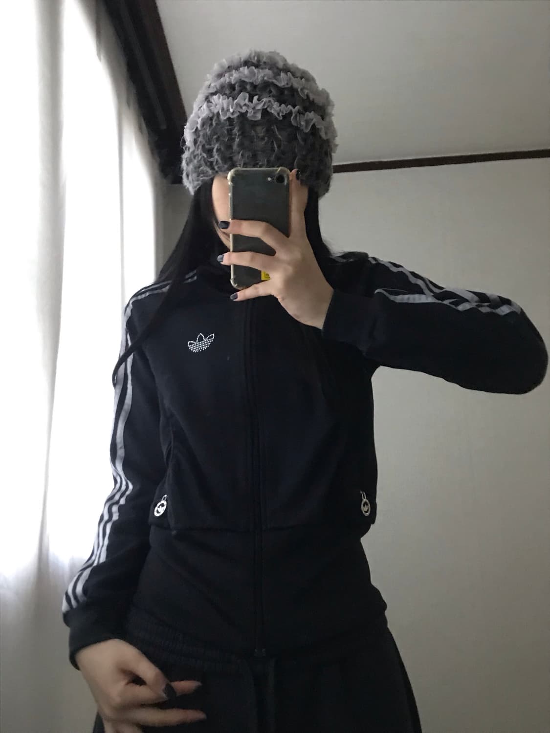 아디다스 블랙 실버 큐빅 져지 상품이미지1