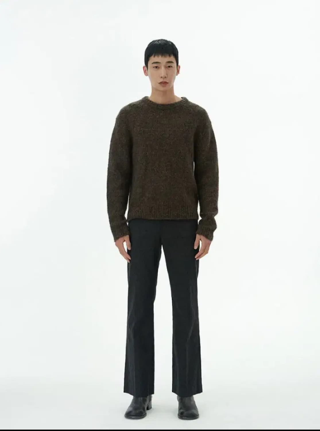 아모멘토 브라운 니트 상품이미지1