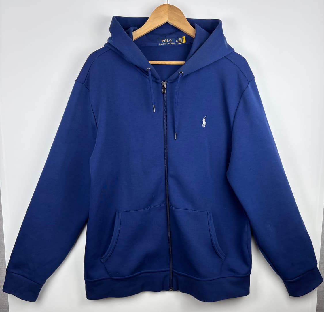 폴로 랄프로렌 더블 니트 풀 집업 후디 상품이미지1