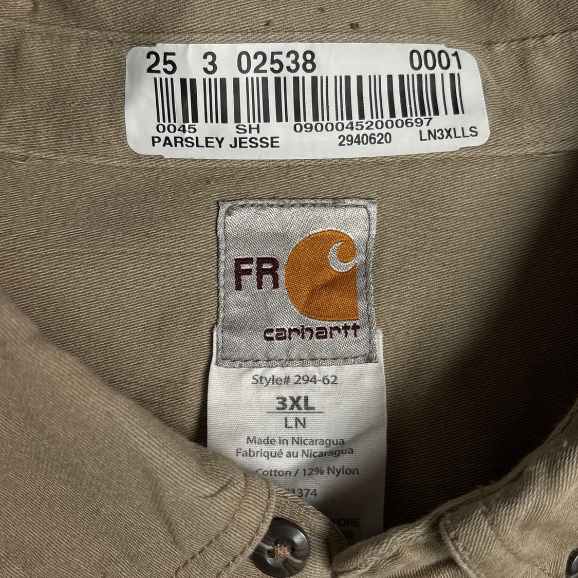 칼하트 워크셔츠 상품이미지6