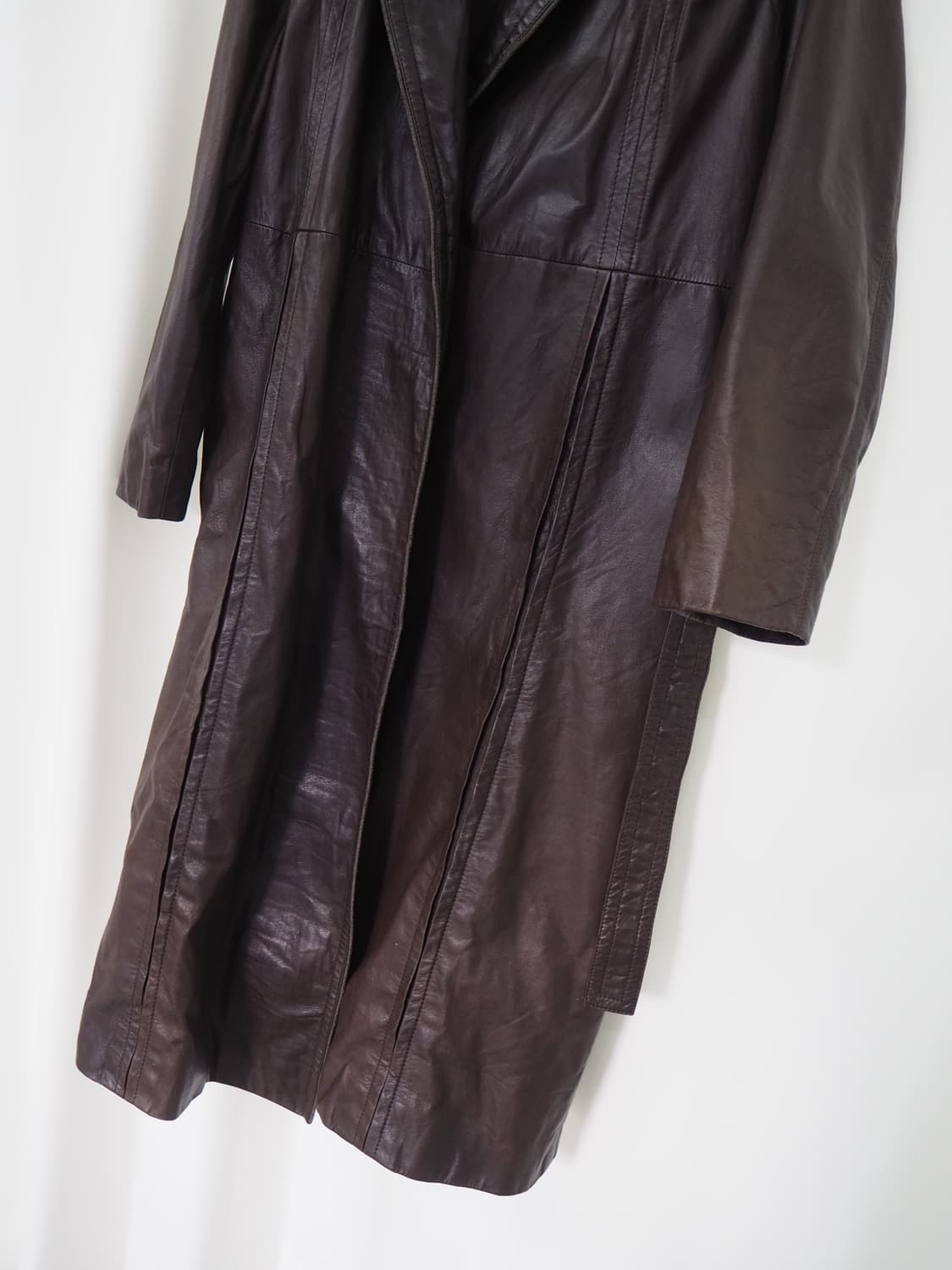 vintage leather coat  상품이미지4