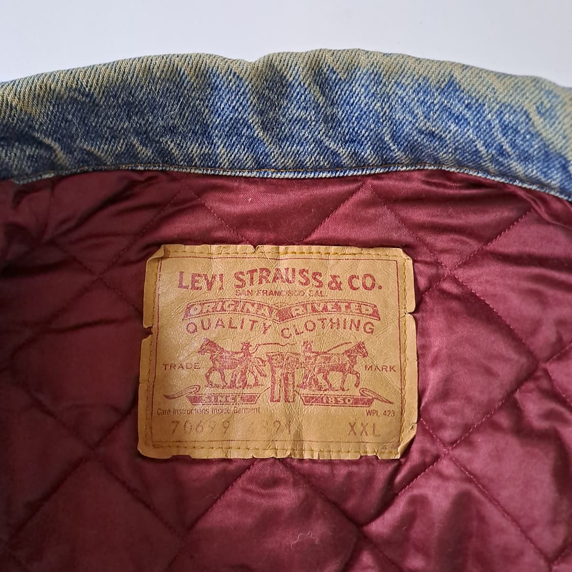 (택포) 90s 리바이스 70598 4891 빅사이즈자켓 XXL B759 상품이미지8