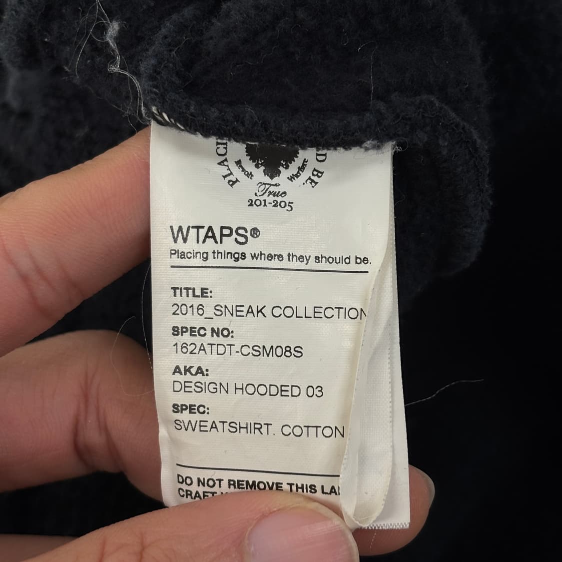 WTAPS 더블탭스 크로스본 후드티 상품이미지7