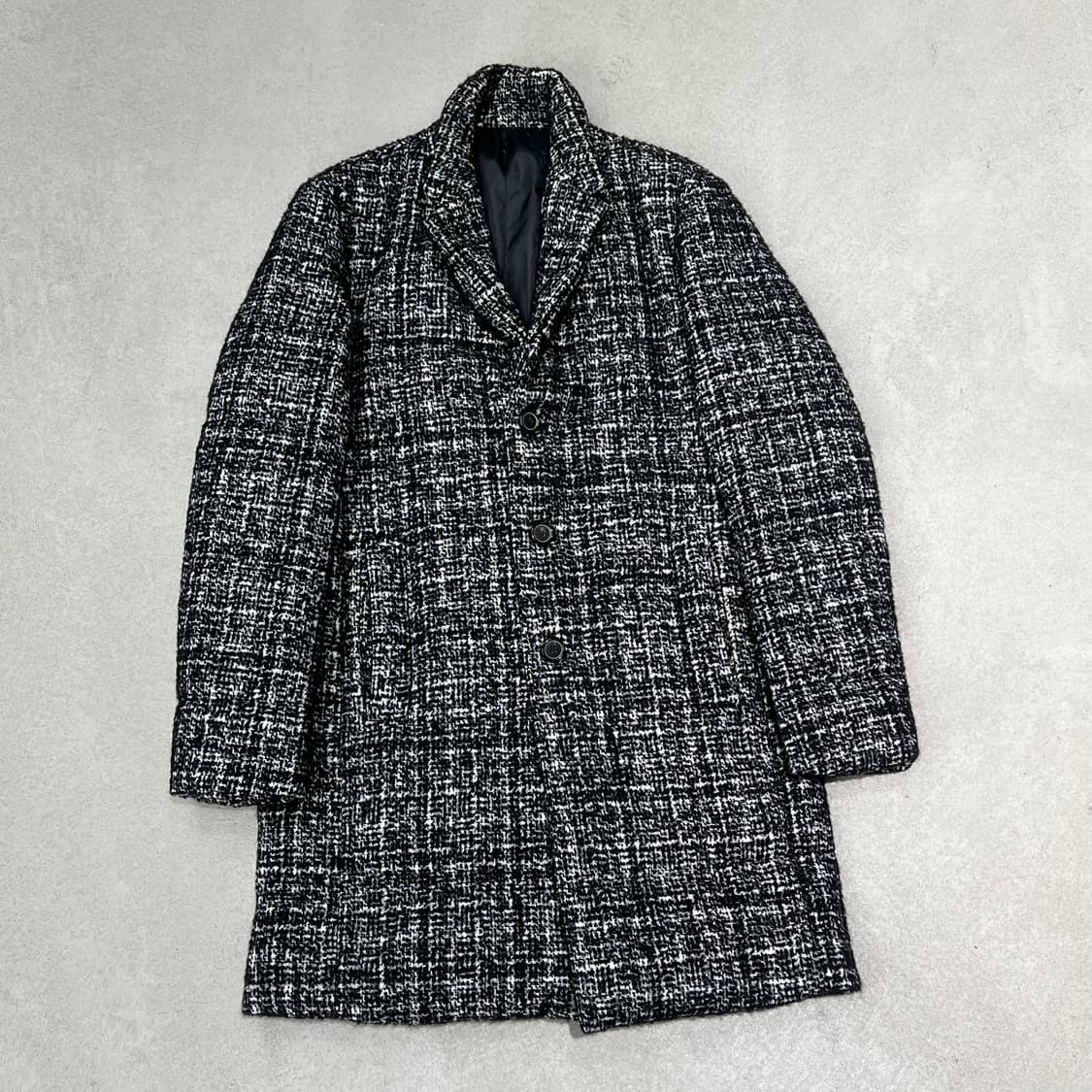 솔리드옴므 트위드 패디드 코트 s09817 상품이미지1