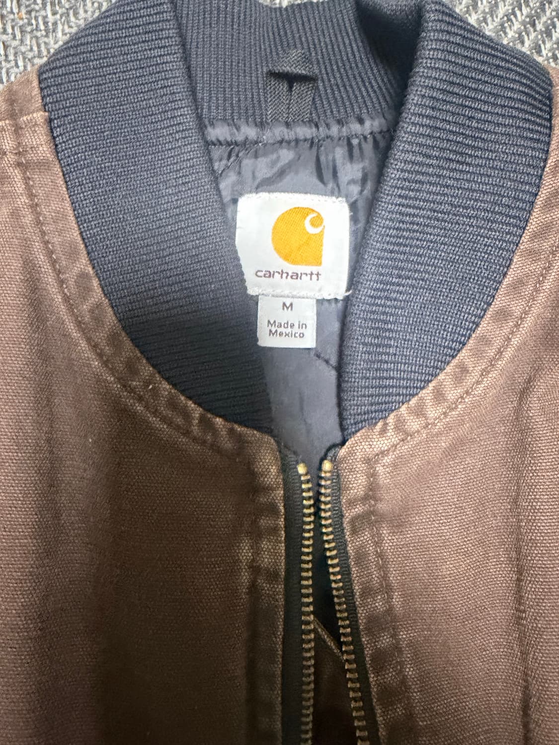 칼하트 V02 덕 워크 베스트 자켓 다크 브라운 상품이미지3