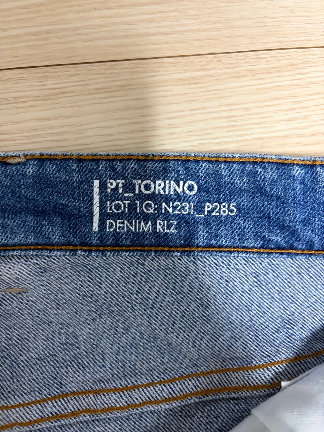PT Torino 데미지 워싱 데님 청바지 32사이즈 한섬 정식수입품 상품이미지7