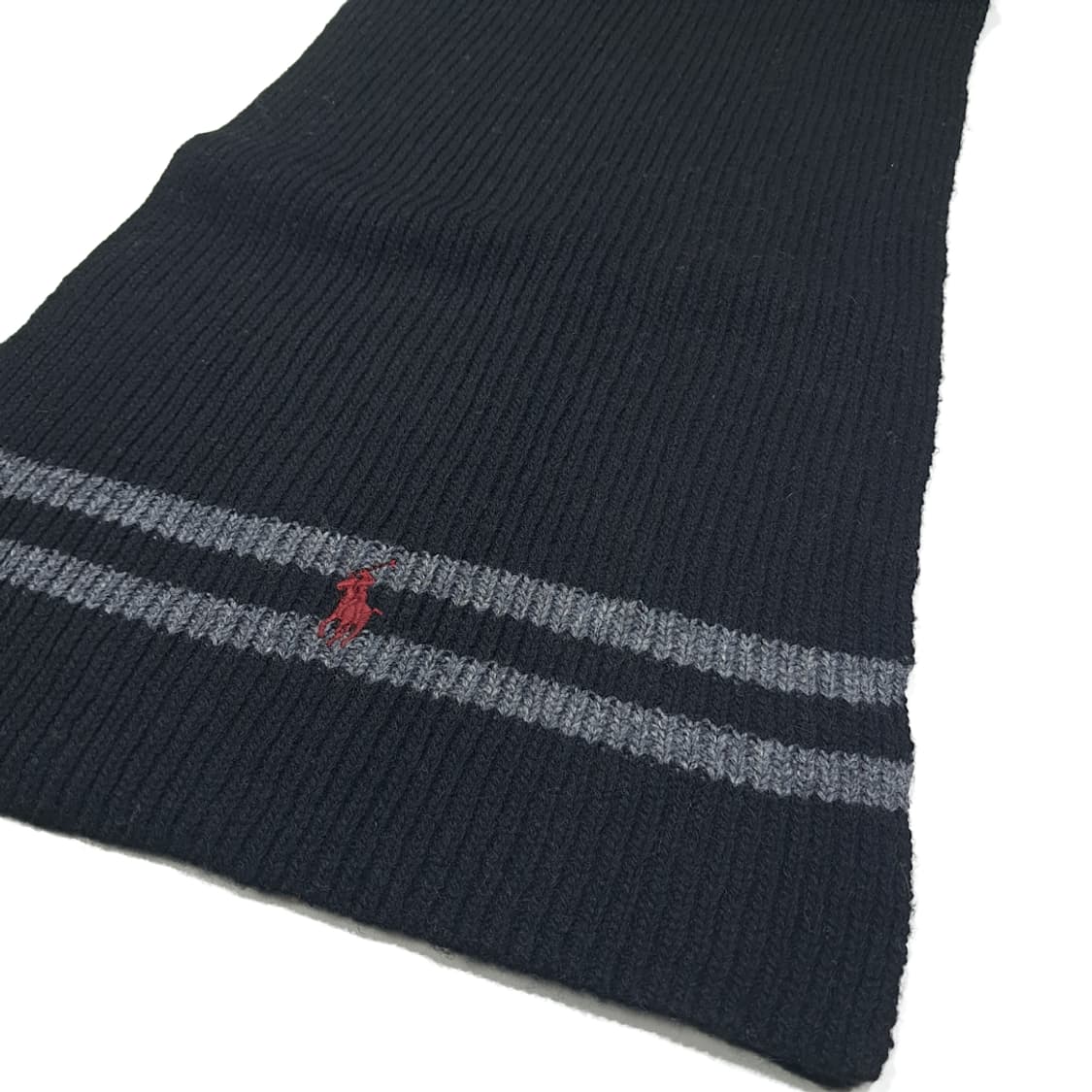 MX657 폴로 00s 램스울혼방 스트라이프 네이비 머플러목도리 상품이미지6