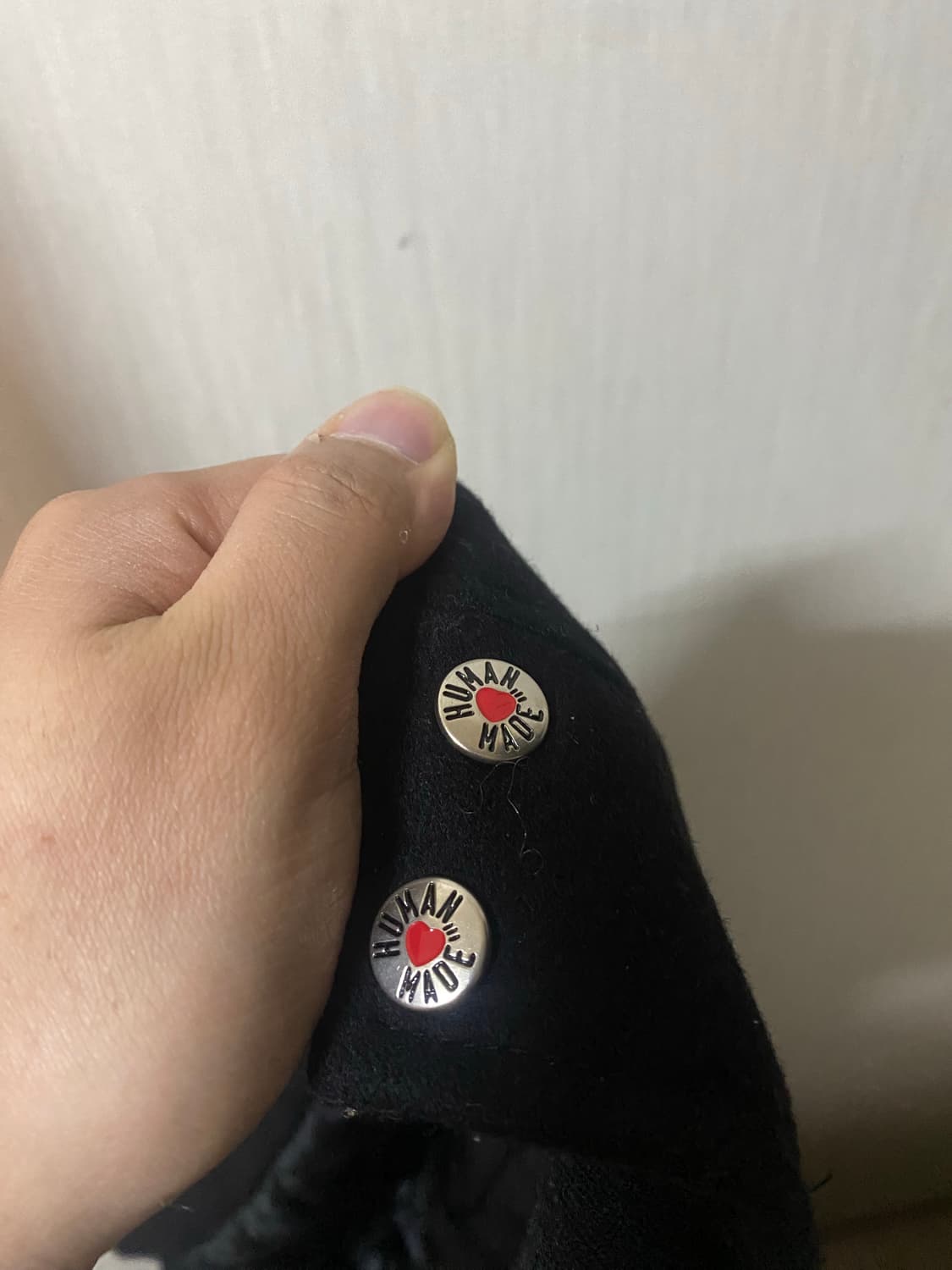 휴먼메이드 KAWS 콜라보 바시티 자켓 XL 상품이미지6