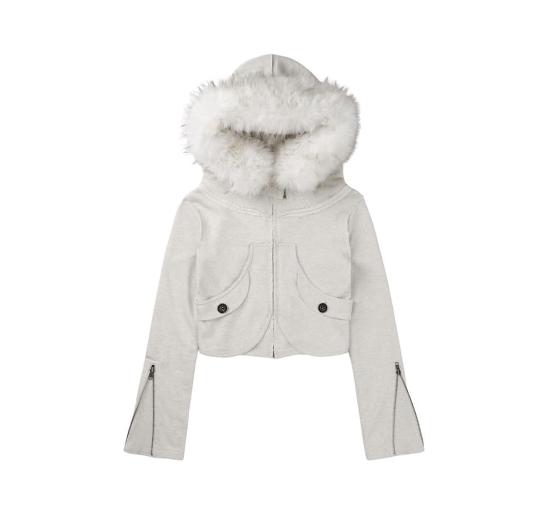 bonienkiye 퍼 후드 자켓 집업 3사이즈 보니앤키예 상품이미지1