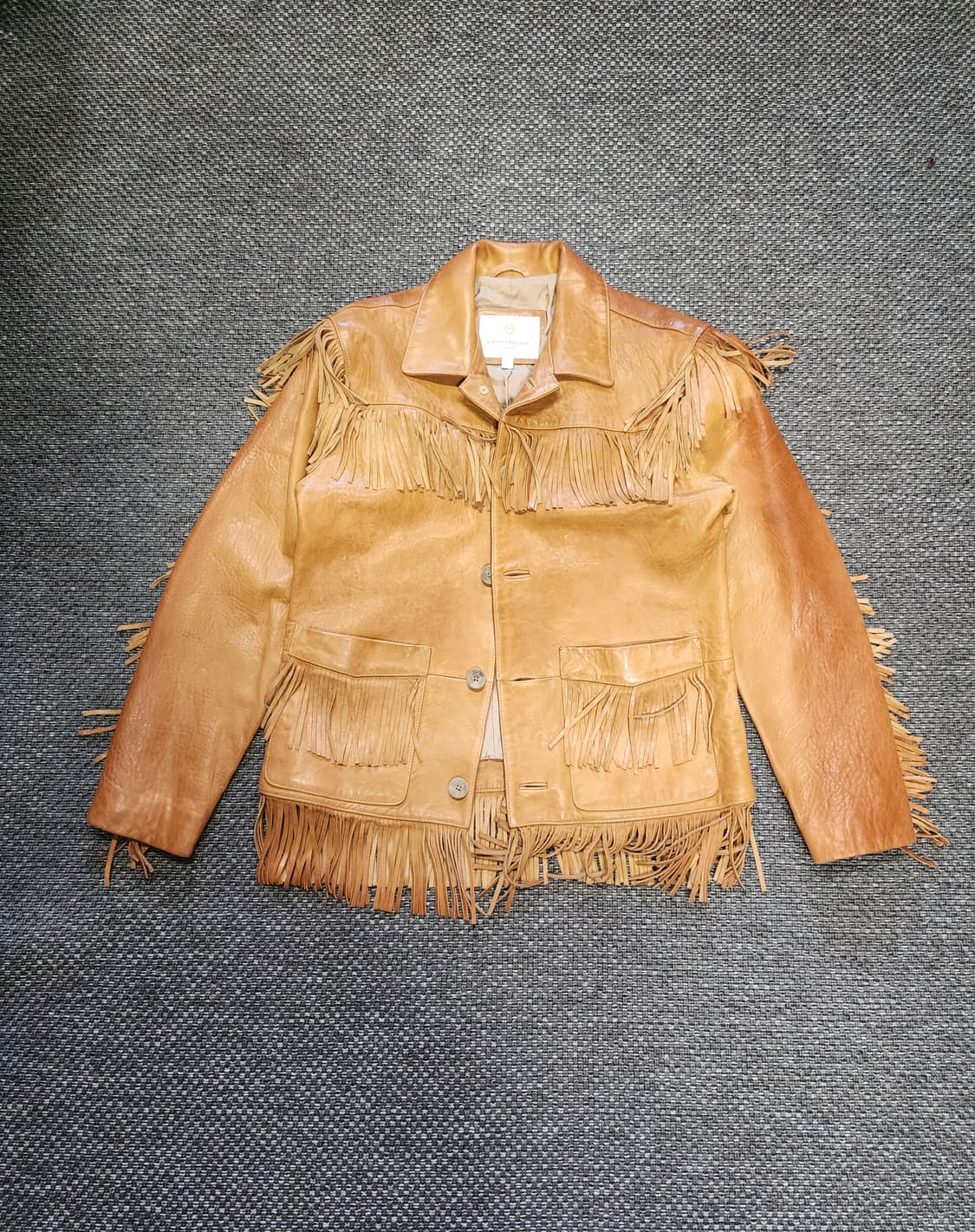 바나나리퍼블릭 가죽 프린지 자켓 상품이미지3