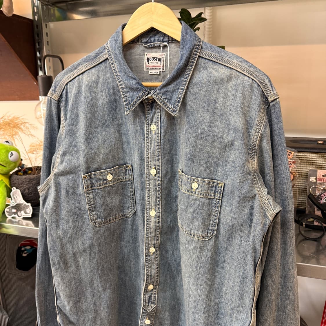휴스턴 데님 워크셔츠 XL 상품이미지2