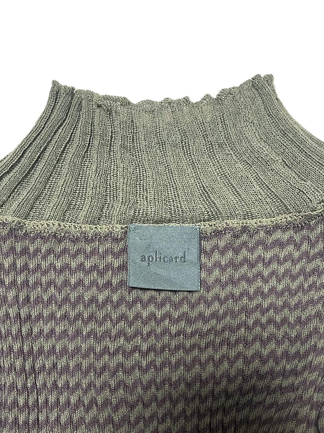 Pleated Sheer Turtle Blouse 상품이미지5