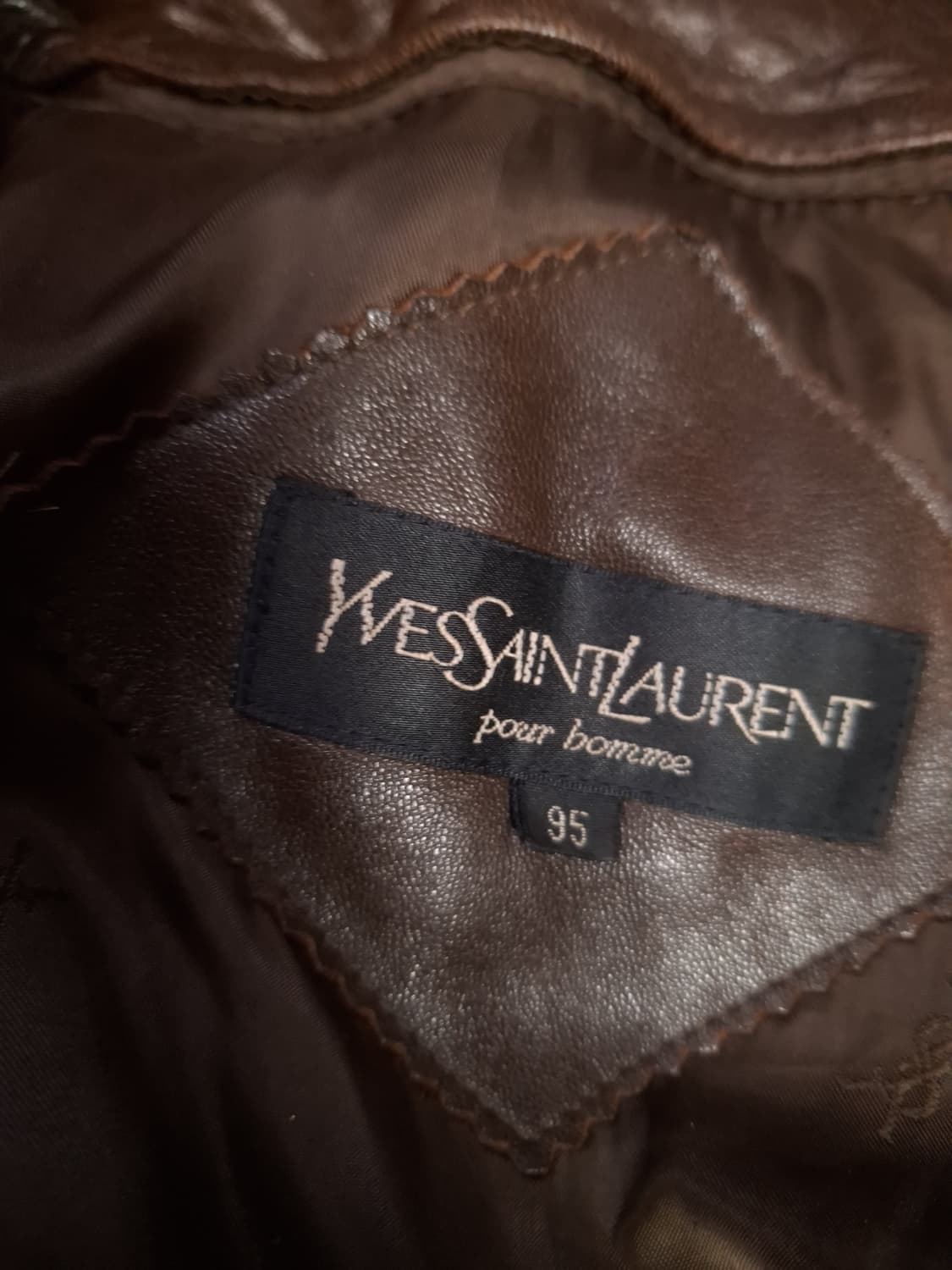 오리지날 입셍로랑 양털퍼 리얼램스킨 자켓 상품이미지2