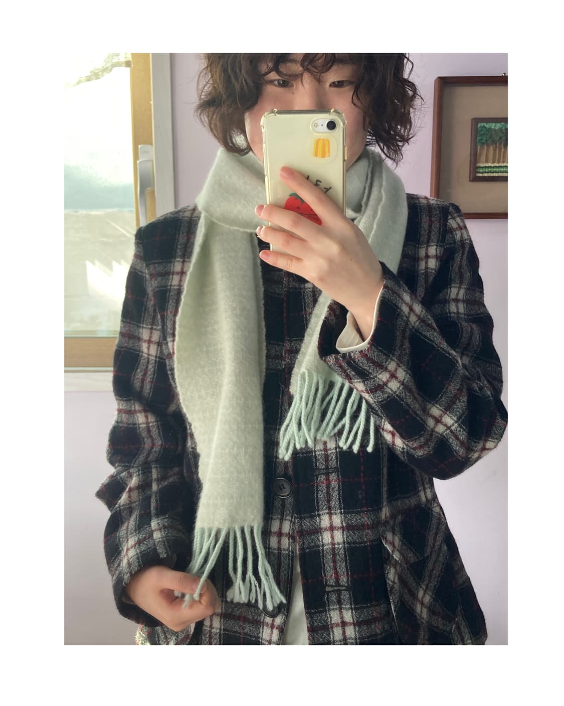 파스텔 하늘 머플러 상품이미지4