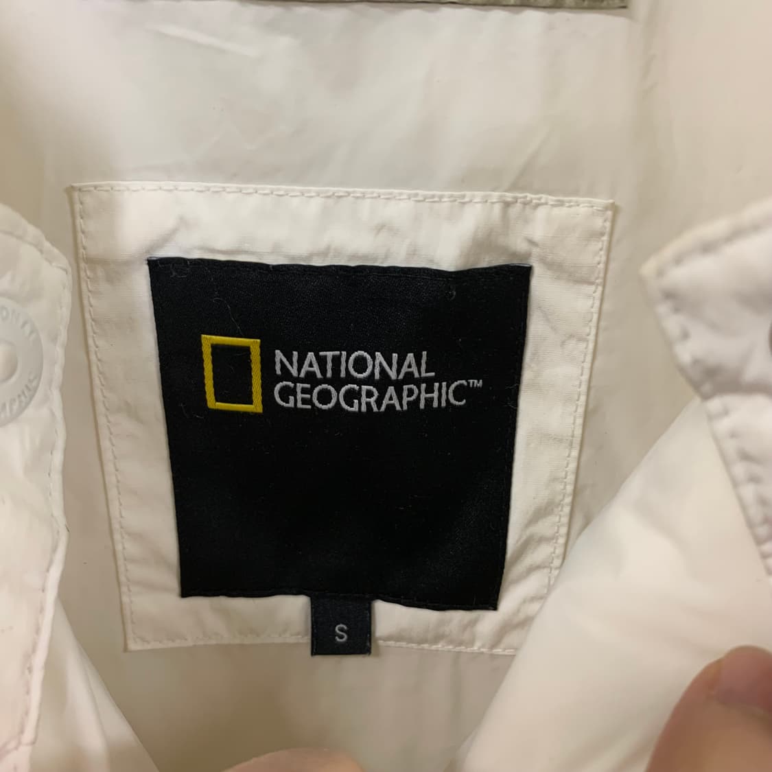 네셔널지오그래픽 화이트 플리스 퀼팅 자켓 상품이미지7