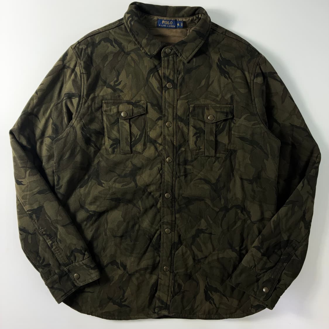 Polo  폴로 랄프로렌 코튼 카모플라주 퀼팅 셔츠 자켓 상품이미지2