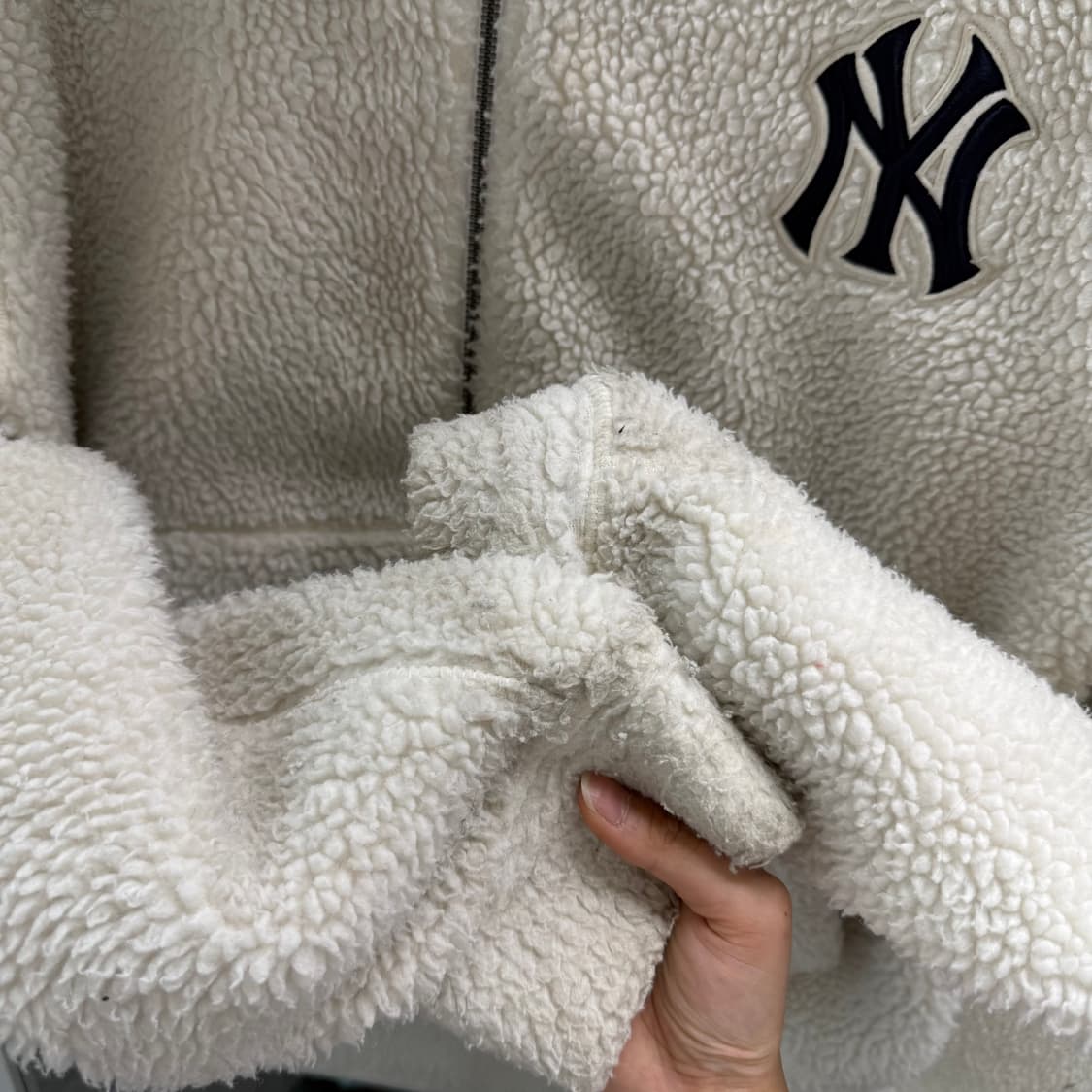 [M] MLB 플리스 집업 상품이미지7