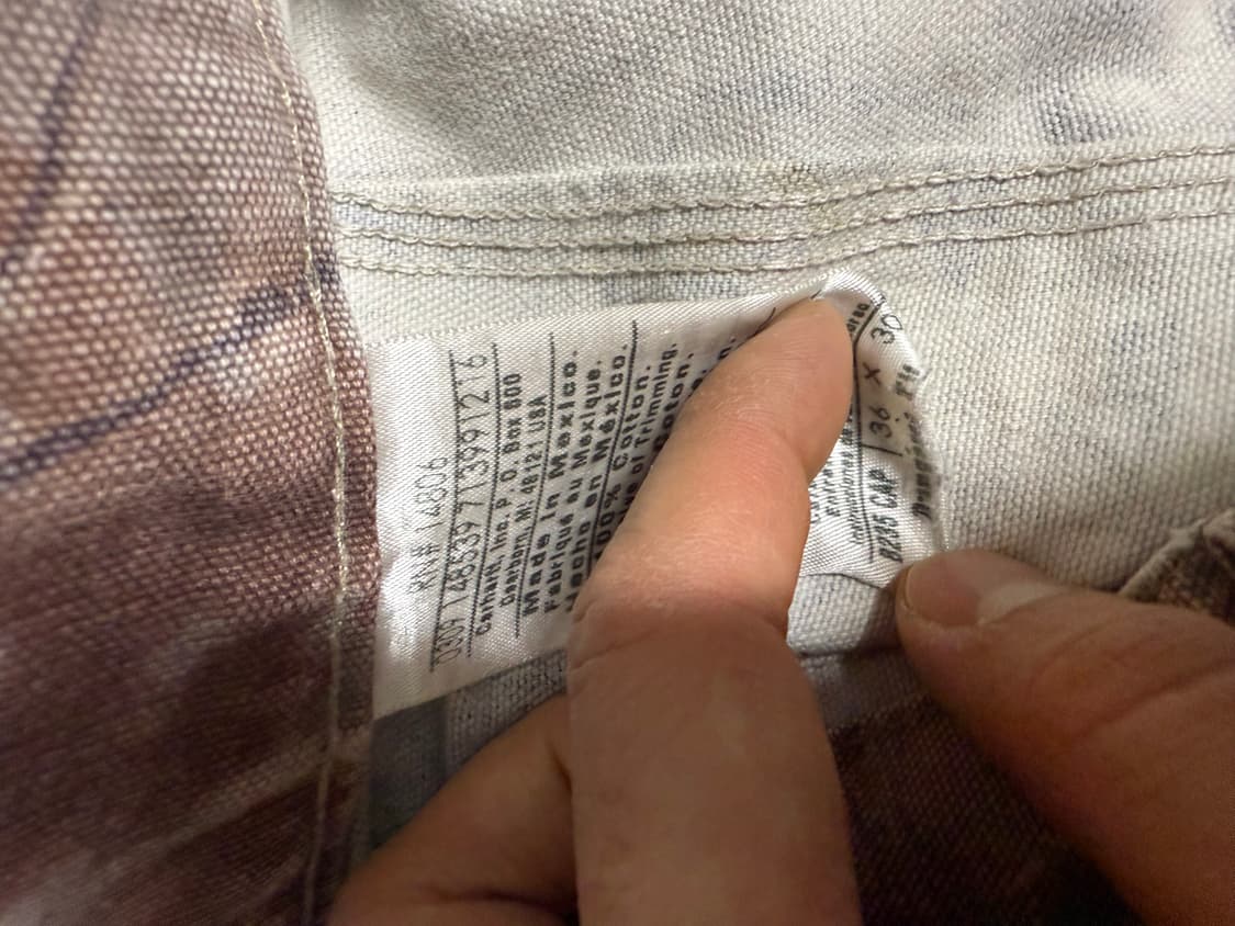 [36*30] 칼하트 리얼트리 캔버스 카펜터 팬츠 00s 상품이미지6