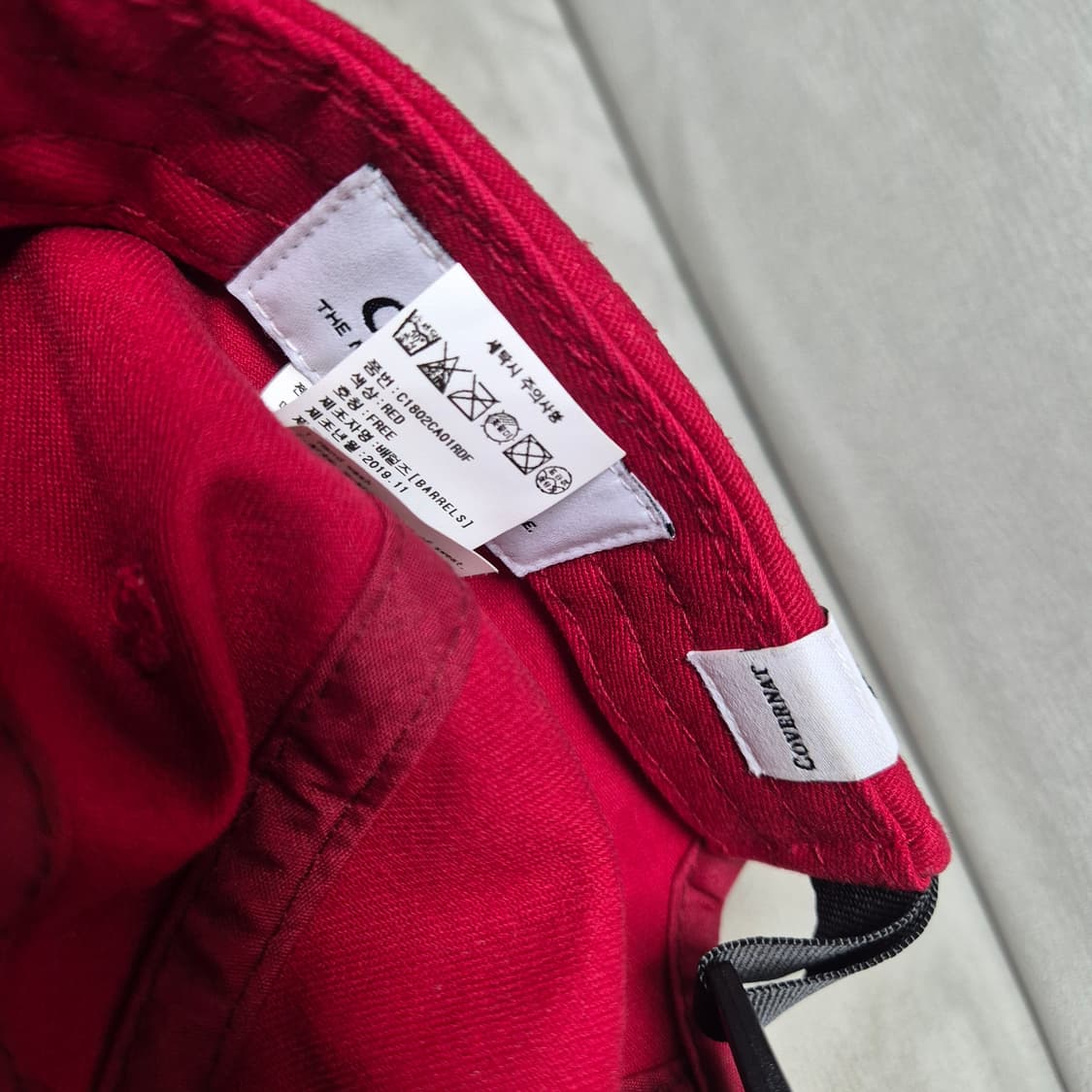 커버낫 레드 볼캡  상품이미지3