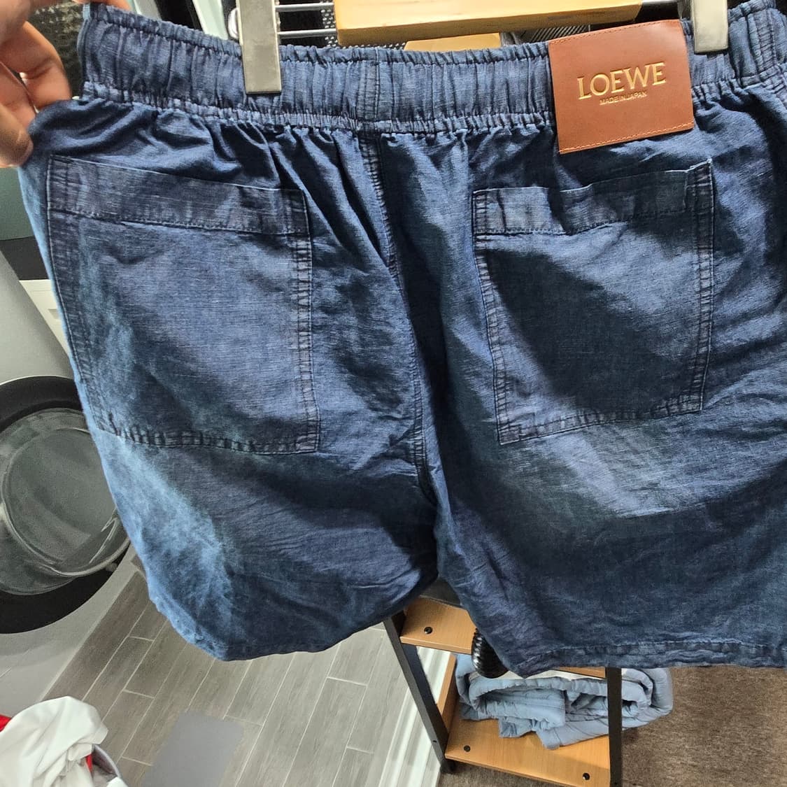​[매장가 200만대] 로에베 피셔맨 드로스트링 데님 쇼츠 (XL) 상품이미지4