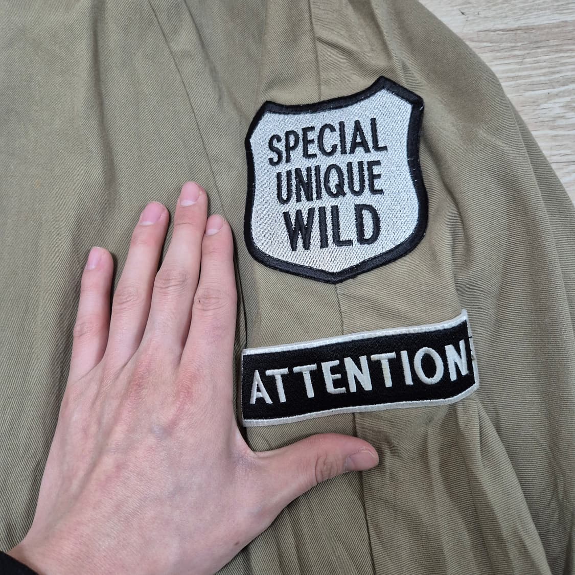 스튜디오 톰보이 여성 사이드패치 야상 코트 85-92-160 상품이미지4