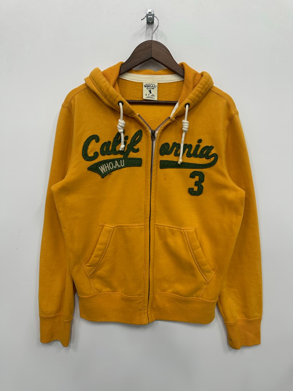 후아유 머스타드 후드집업  상품이미지1