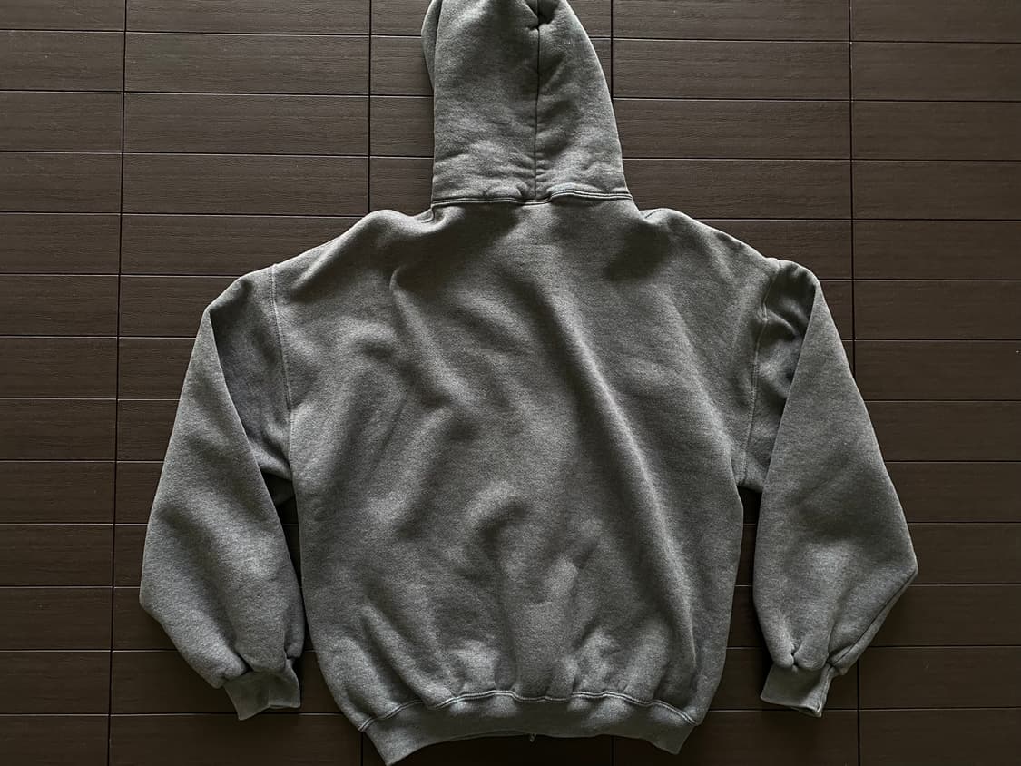 (L) 90s 빈티지 러셀 후드집업 다크그레이 상품이미지2