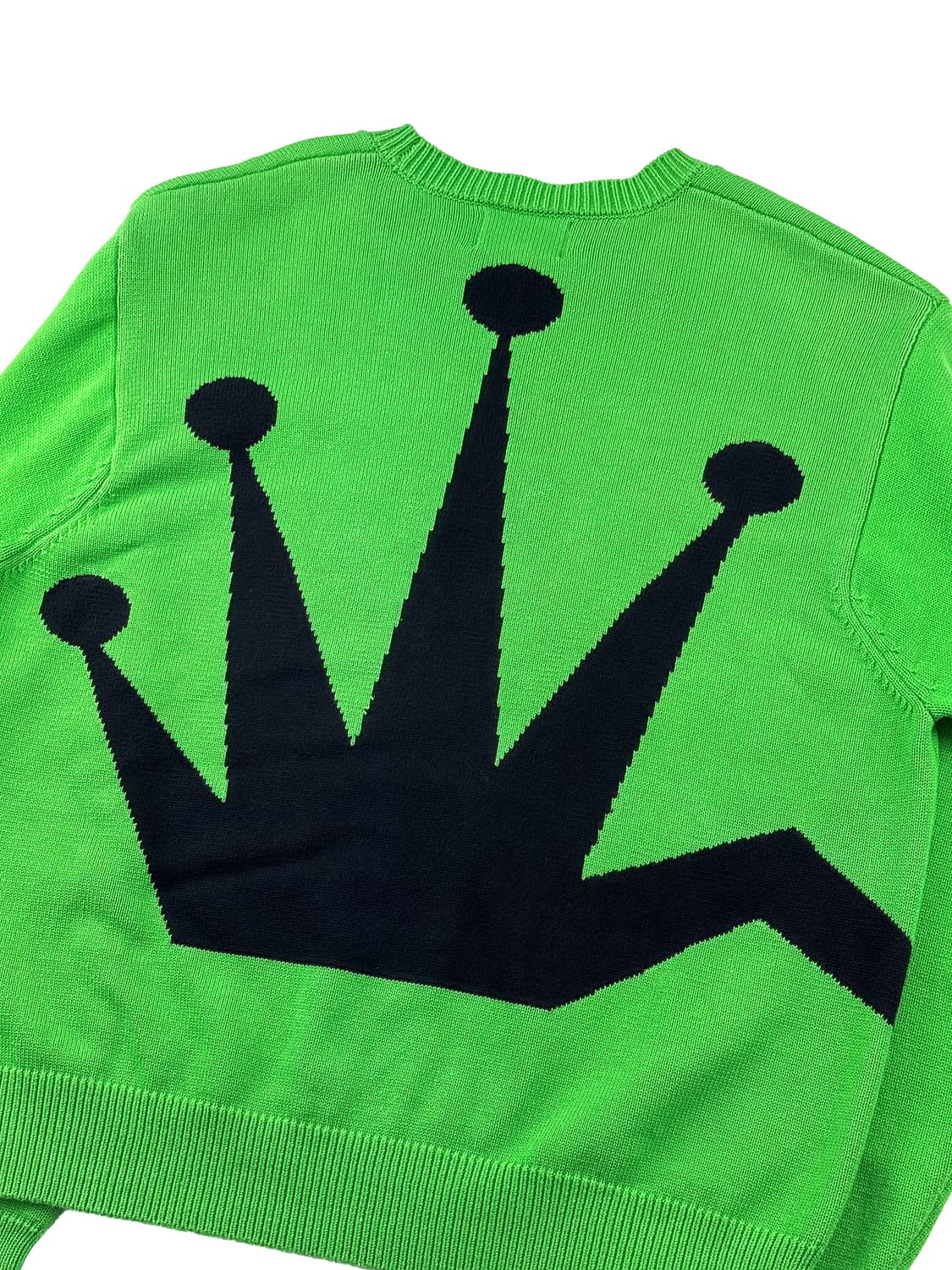 스투시 벤트 크라운 스웨터 라임 상품이미지2