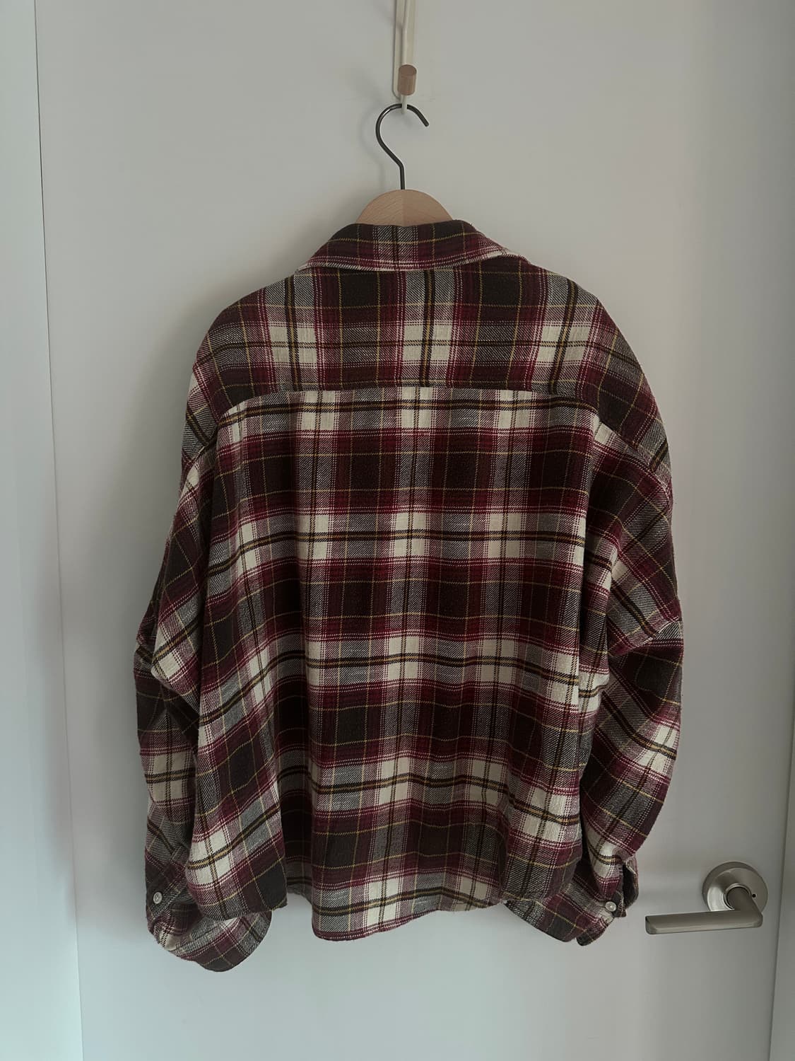 R13 오버사이즈 체크 셔츠 XS 상품이미지3