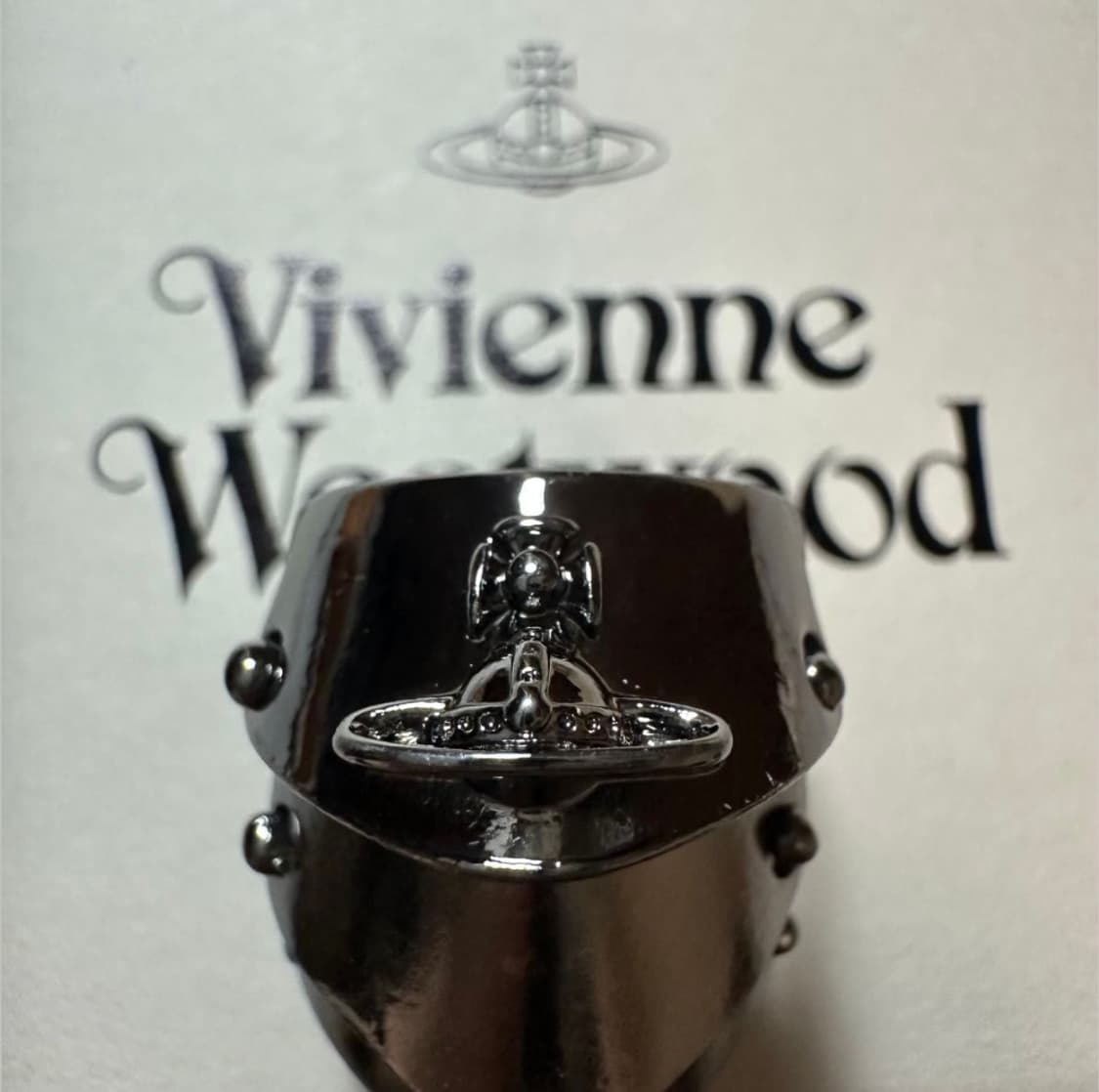 비비안웨스트우드 아카이브 orb 실버 너클링 상품이미지3