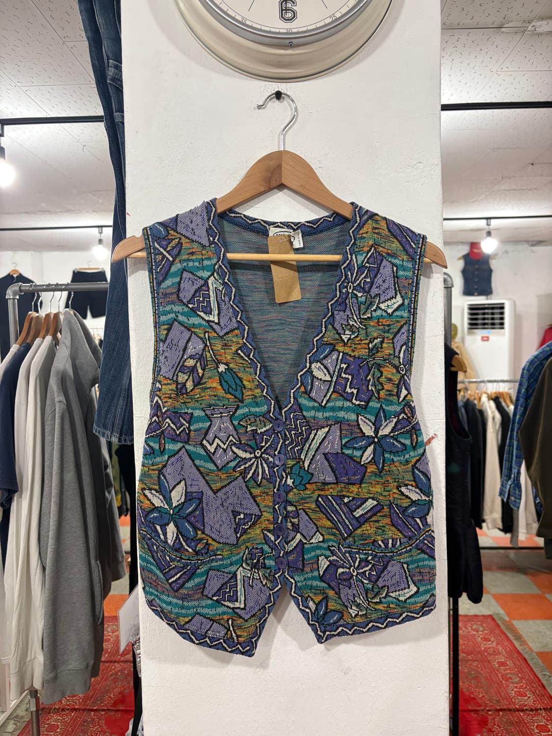 미쏘니 니트조끼 상품이미지3