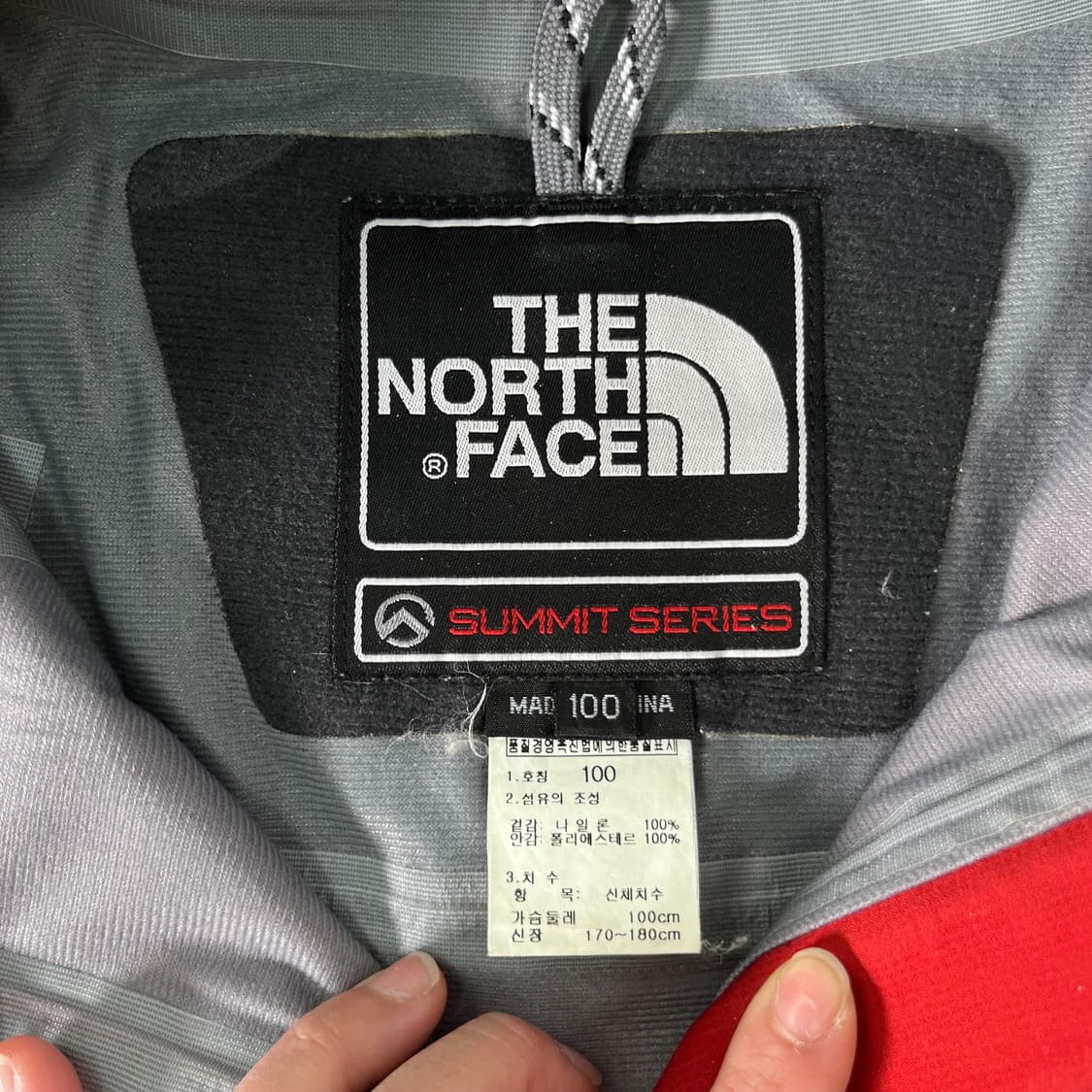 100 노스페이스 하이벤트 알파 배색 바람막이 자켓 상품이미지3