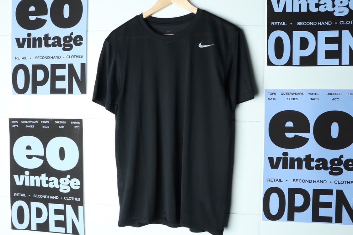 (L-XL) 나이키 반팔 티셔츠 기능성 운동 러닝 블랙-7AF9 상품이미지2