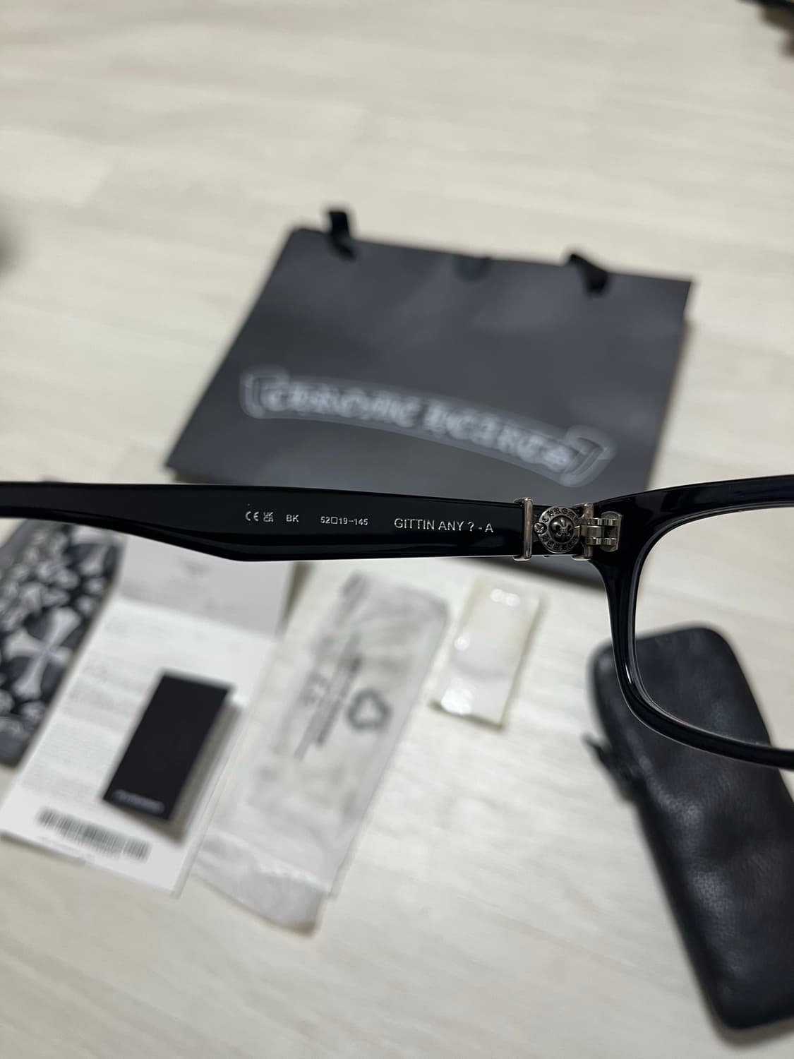 크롬하츠 지티아니 블랙x실버 Chrome Hearts Gittin Any 상품이미지4