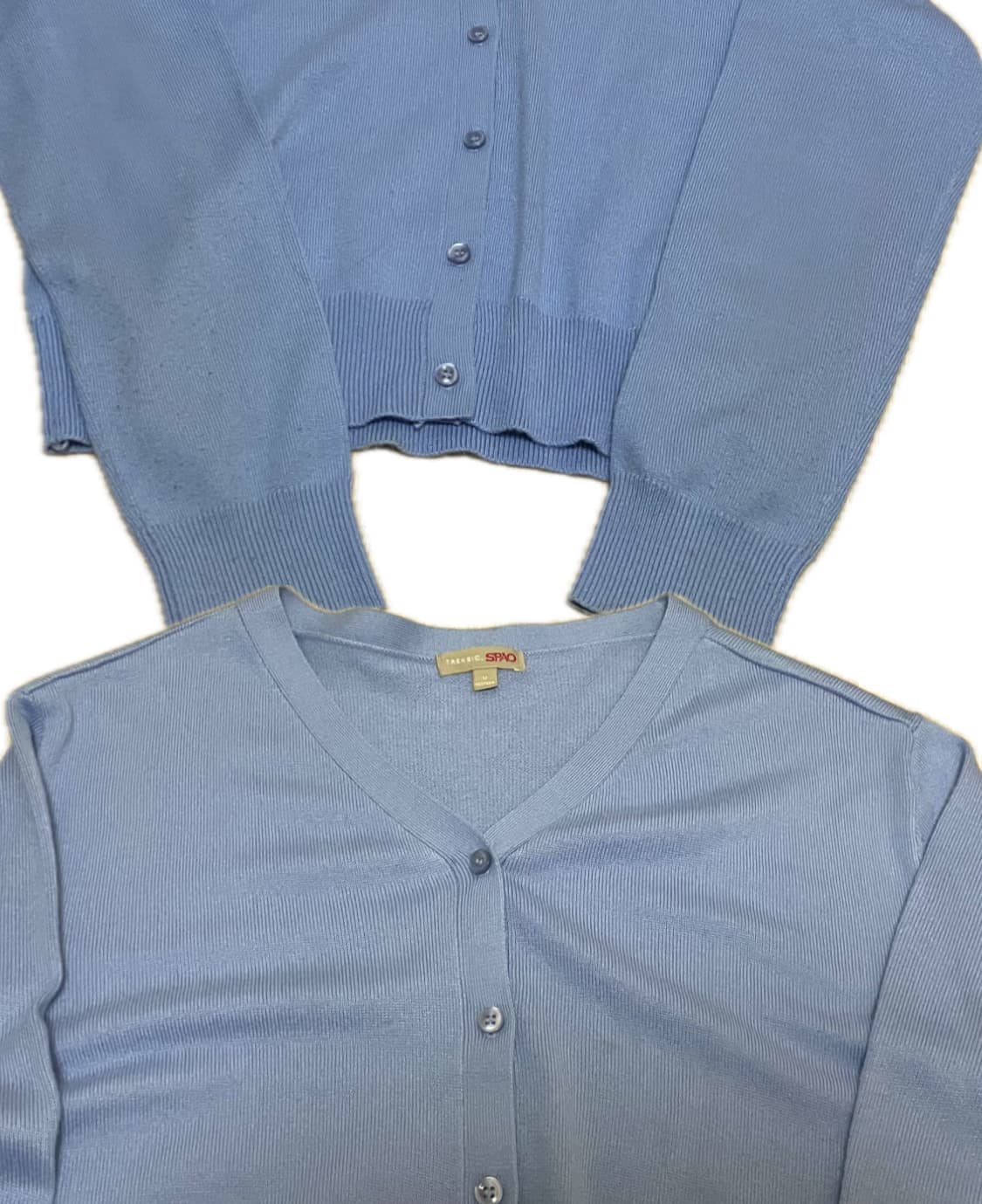 스파오 하늘색 여성 가디건 상품이미지2