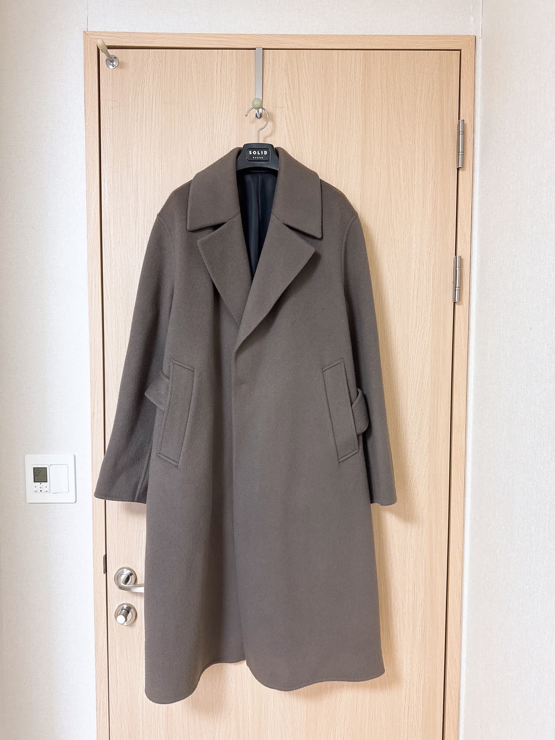 주카스페이스/솔옴 카키 로브코트 /48(105) 상품이미지2