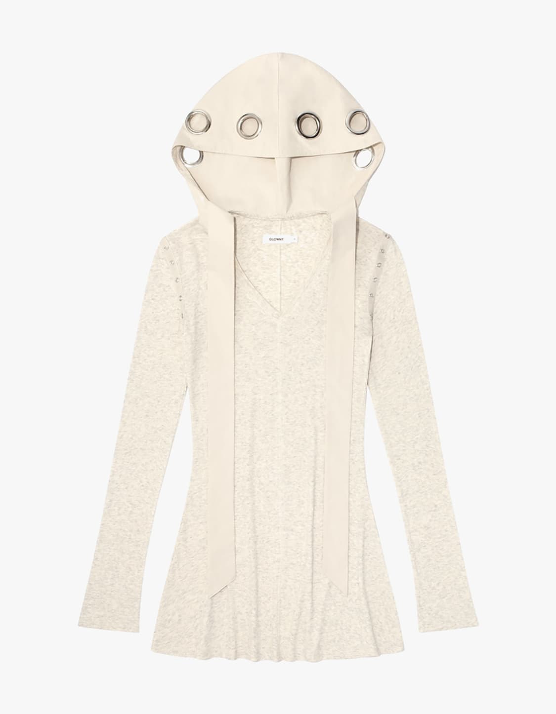 글로니 layer luv hoodie dress oatmeal S 상품이미지1