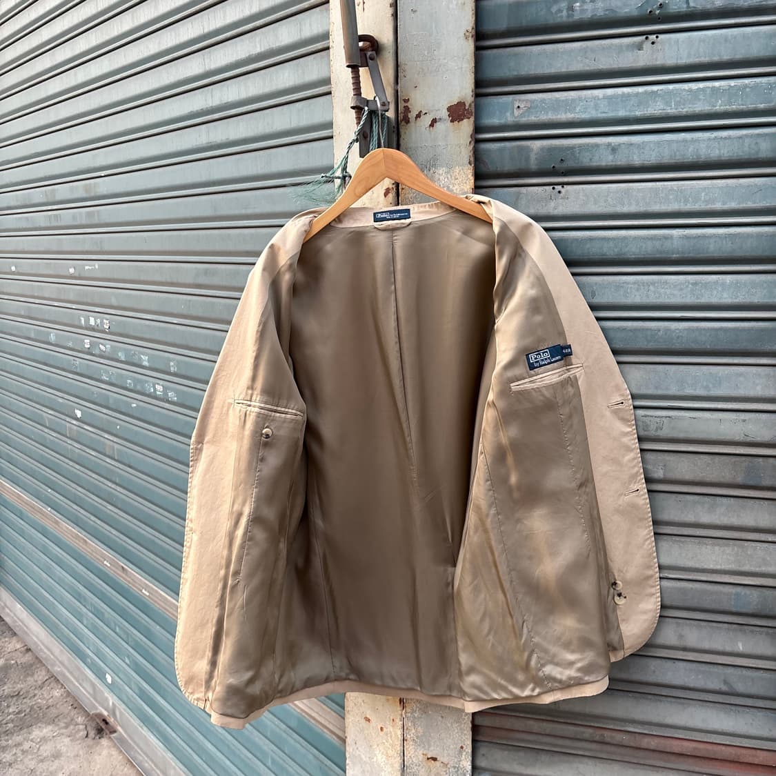 폴로 랄프로렌 베이지 치노 블레이져 자켓 상품이미지5