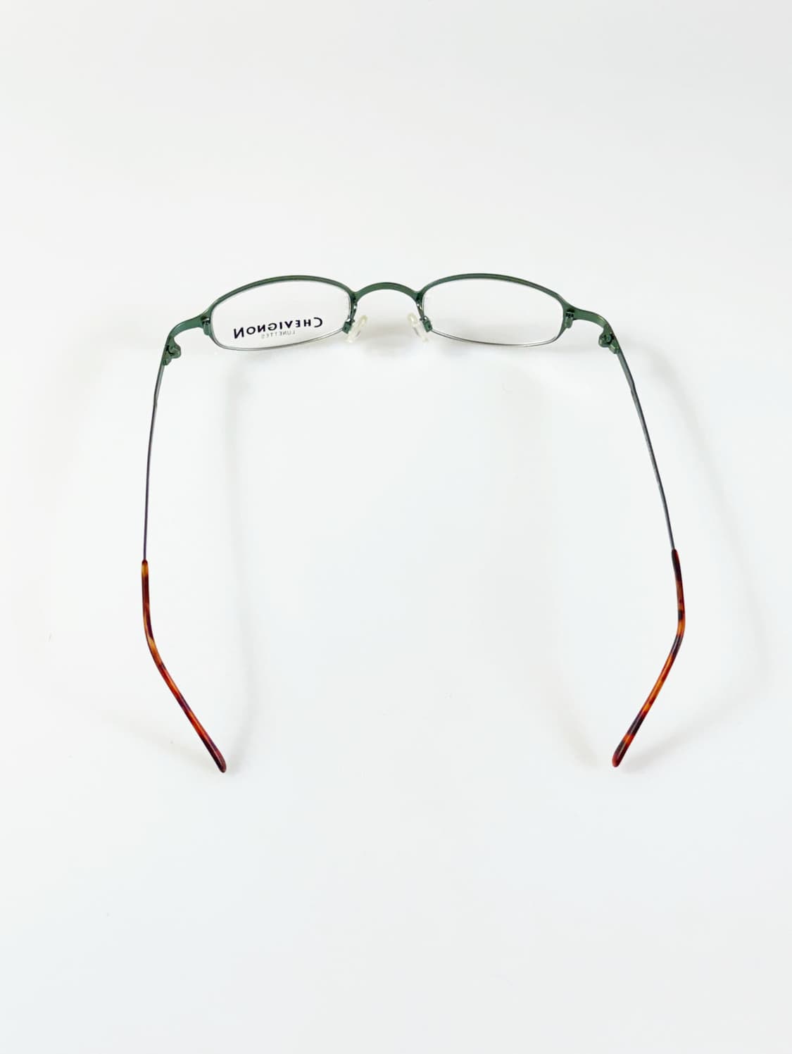 CHEVIGNON LUNETTES 그린 메탈 스퀘어 빈티지 안경 상품이미지5