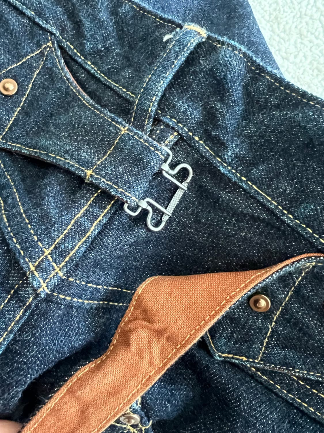 스티븐슨 오버롤 신치백 280 셀비지 데님 상품이미지9