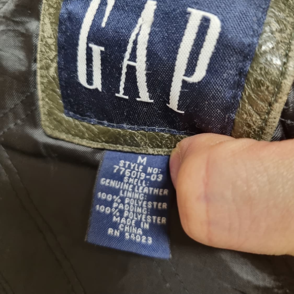 올드갭 레더자켓 브라운 M 상품이미지9