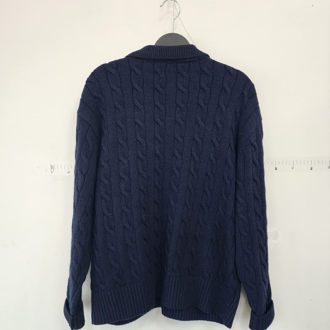 암피스트 네이비 케이블 가디건 상품이미지3